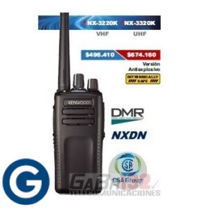 Kenwood NX3220K Digital NXDN y DMR de 260 Canales en VHF