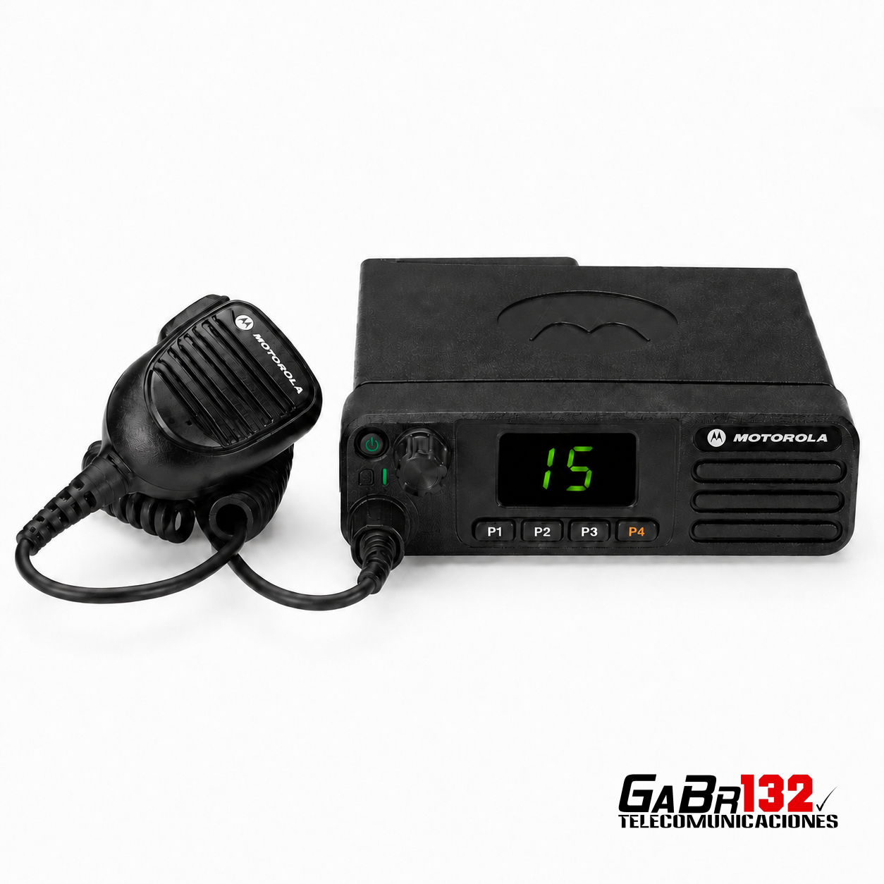 Motorola MOTOTRBO DGM8000e radio móvil con micrófono