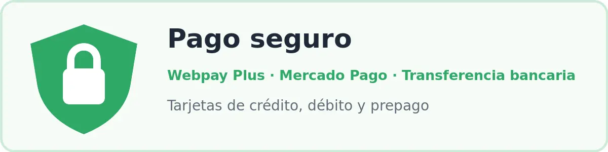 Hasta 12 cuotas sin interés con Mercado Pago según el monto de compra