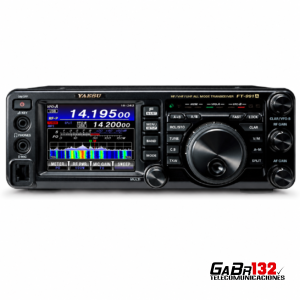 Vista frontal del transceptor multibanda Yaesu FT-991A para HF, VHF y UHF