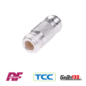 Adaptador N hembra a N hembra RF Industries y TCC