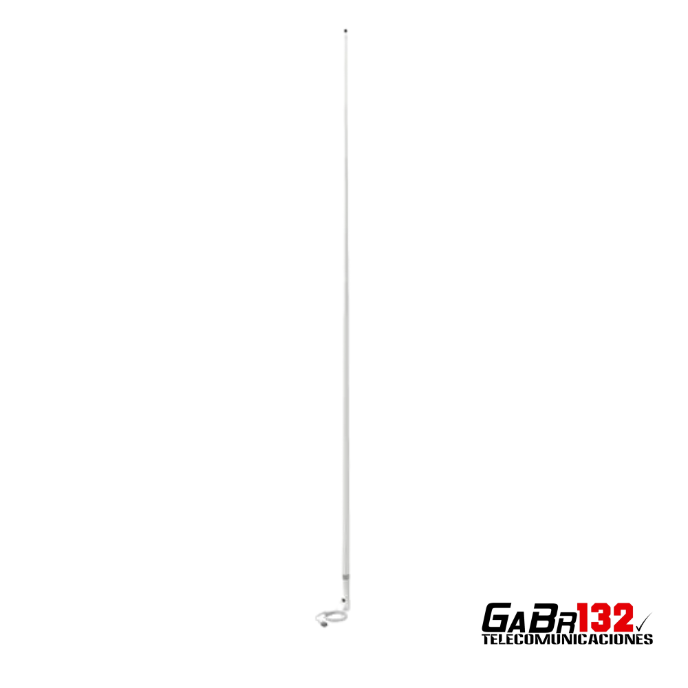 Antena marina VHF Shakespeare 5206-N de 8 pies y 6 dB
