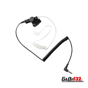 Audífono de repuesto original Kenwood KEP-1 con tubo acústico transparente y conector de 3,5 mm