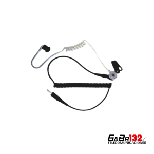 Audífono de repuesto original Kenwood KEP-2 con tubo acústico transparente y conector de 2,5 mm