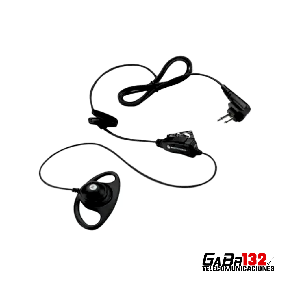 Auricular original Motorola HKLN4599 tipo D con micrófono y PTT para DEP450