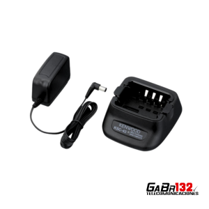 Cargador rápido original Kenwood KSC-43K con base y adaptador de corriente