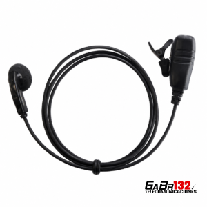 Auricular GAB Audio tipo botón con micrófono y botón PTT