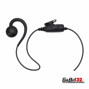 Auricular GAB Audio con soporte tipo C, micrófono y botón PTT