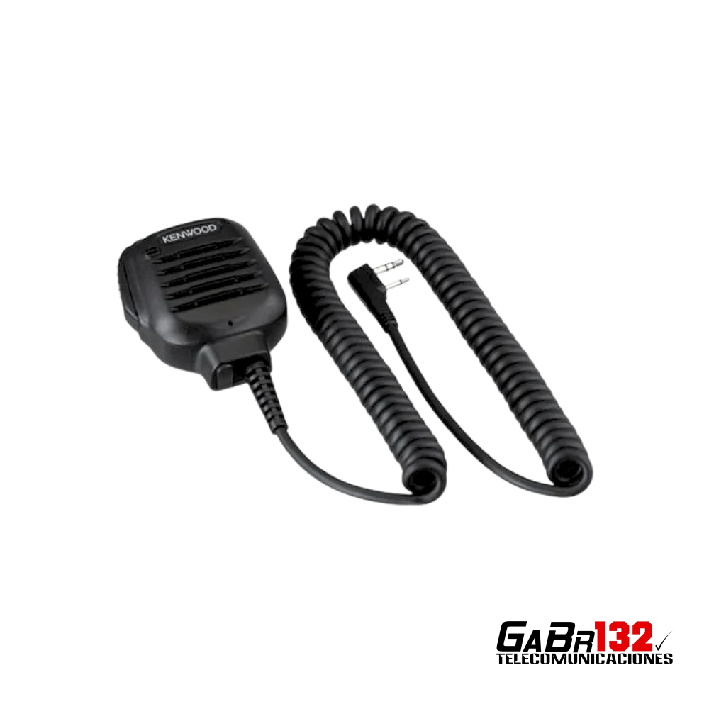 Micrófono parlante original Kenwood KMC-45D de uso rudo con botón PTT y protección IP55