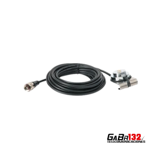 Montaje tapa maleta NMO TRAM-Browning con cable coaxial para antena móvil