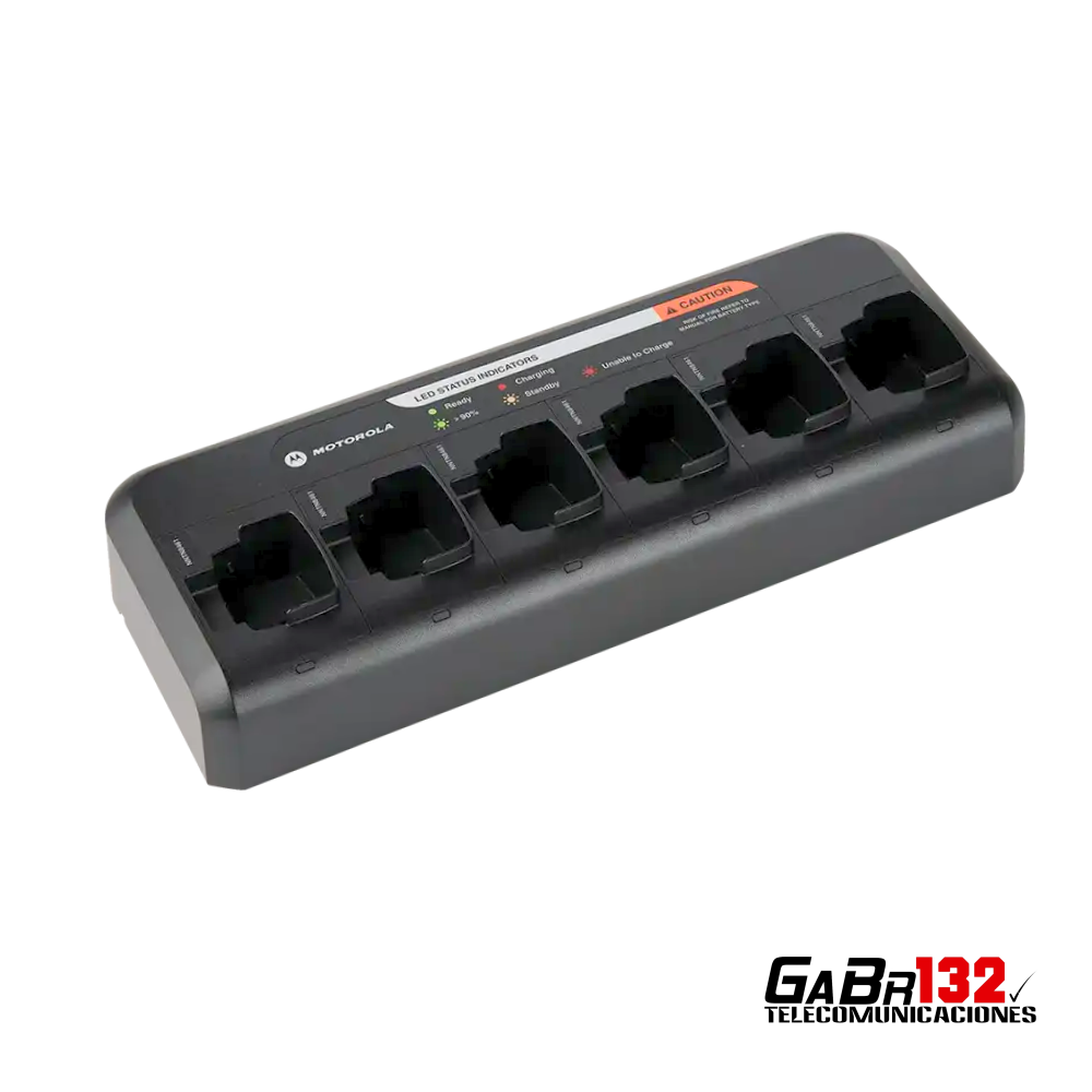 Cargador múltiple original Motorola PMLN6598 para radios R2 y DEP450